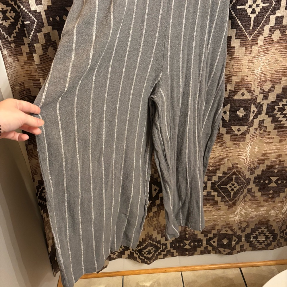 World Market Wide Leg Flowy Overalls Size L / XL - Picture 6 of 8